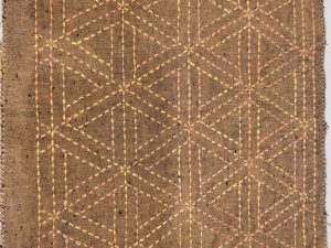 Patrón Sashiko con acabado canario